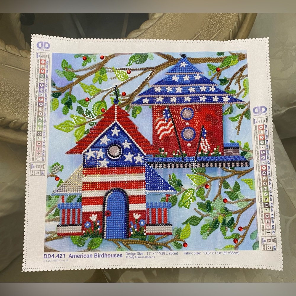 Diamond Painting Finished Completed 3D “American Bird Houses”Special Edition